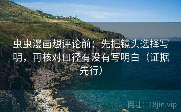 虫虫漫画想评论前：先把镜头选择写明，再核对口径有没有写明白（证据先行）