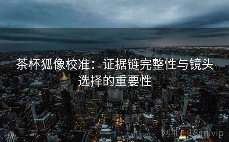 茶杯狐像校准：证据链完整性与镜头选择的重要性